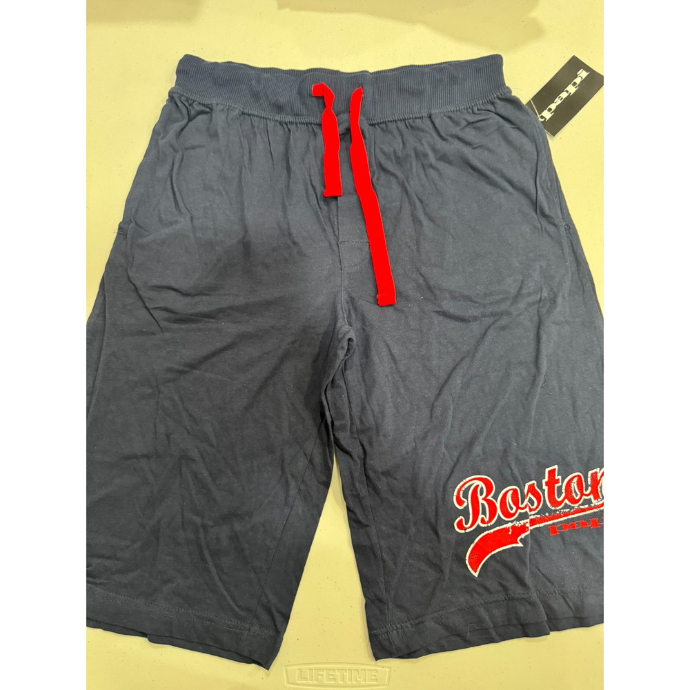 PAPI Men Sleepwear Short Navy Blue Boston Sz M